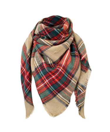 HANXIULIN women's scarf autumn scarf elegant luxurious scarf casual wrap scarf triangle winter scarf triangular scarf one size A