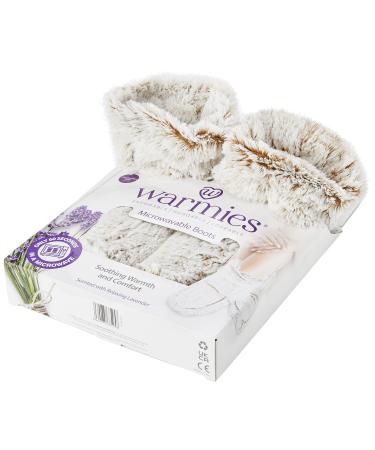 Warmies Fully Heatable Wellness Boots Scented with French Lavender - Beige Single Beige - Buy Online on GoSupps.com