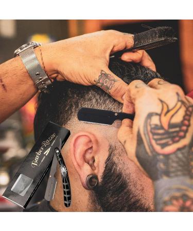 Premium A/R Razor for Men | Foldable Barber Knife with Hollow Handle | Ideal for Home & Salon Use - Buy Online on GoSupps.com