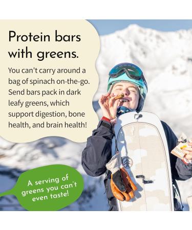 Buy Send Bars Plant Protein Bars - Full Send Variety Box (8 Bars) - Lemon Cherry Peanut Butter Banana Bread & Peanut Cacao Crunch - International Shipping Available - Buy Online on GoSupps.com
