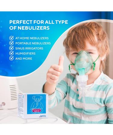 NAVEH PHARMA RSV Gentle Respiratory Relief: Baby-Friendly 3% Hypertonic Saline Solution for Nebulizer | Soothing Inhalation for Little Ones | 25 Vials x 5ml | Easy Clearing of Tiny Lungs & Congestion - Buy Online on GoSupps.com