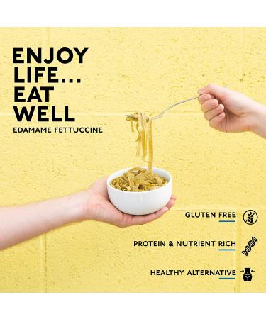 Seapoint Farms Organic Edamame Fettuccine 7.05 oz - Gluten-Free Pasta Noodles (Pack of 3) - Buy Online on GoSupps.com