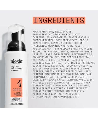 Nioxin 4 Scalp & Hair Treatment for Colored Hair - 100mL (3.38 oz) | International Shipping Available - Buy Online on GoSupps.com