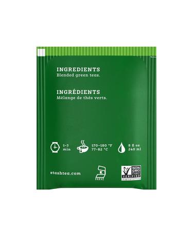Stash Tea Premium Green Tea 100 Bags - 100 Count Box, Fresh & Flavorful - Buy Online on GoSupps.com