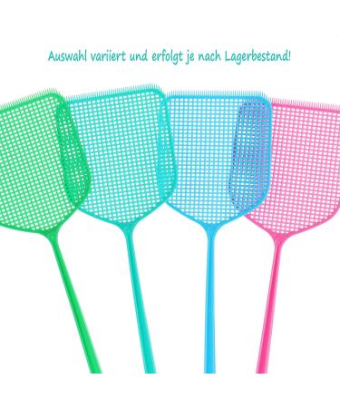 Buy COM-FOUR 8x Fly Clapping - Colorful Plastic Insect Protection 50cm | Light & Flexible Mosquito Protection - 08 Pieces - Buy Online on GoSupps.com