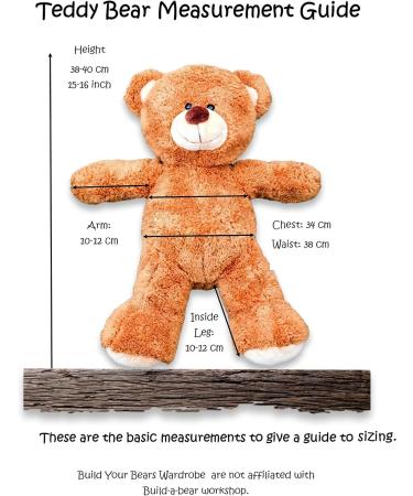 Teddy Bear Tutu Dress Set + Accessories for Build a Bear (Purple) - Buy Online on GoSupps.com