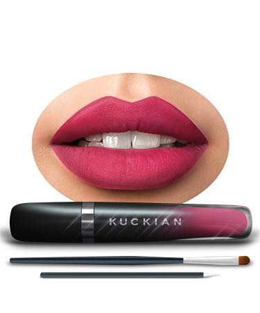 PEPPA - Rich Spring Pink Lipstick - Liquid Velvet Suprem  by Kuckian - Vitamin E  Cruelty Free  Vegan  Long Lasting