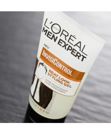 L'Or al Men Expert Styling Gel for Men - Invisicontrol Neat Look Hairstyling Gel 150ml | Model & Style Your Hair Naturally - Buy Online on GoSupps.com