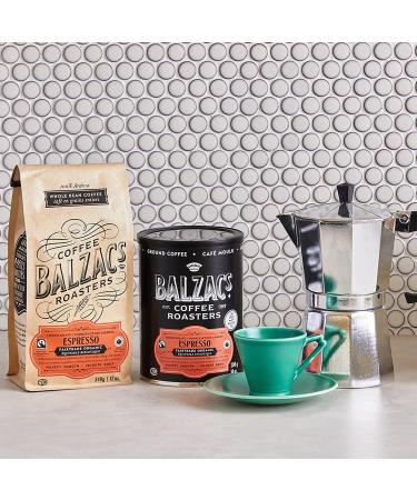 Balzac s Coffee Roasters - Espresso Blend | Fairtrade Organic | 340G 12OZ. (Pack of 1) & Roasters Atwood Blend Whole Bean Coffee 12 Oz. Atwood Blend 12 Ounces - Buy Online on GoSupps.com