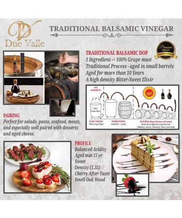 Traditional Balsamic Vinegar of Reggio-Emiglia DOP 20yr - Limited Edition 100ml - Buy Online on GoSupps.com