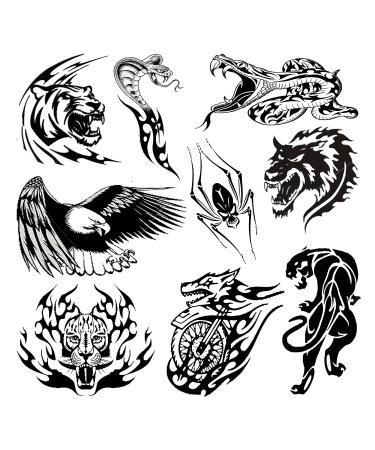 Tough Guy Temporary Tattoos for Kids - Ultra-Realistic & Waterproof - Fun Party Favors - Buy Online on GoSupps.com