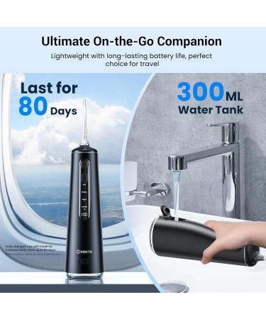 Water Dental Flosser - Portable Oral Irrigator with Micro-Bubbles Tech 4 Modes 8 Intensities Rechargeable IPX7 Waterproof - Perfect for Travel - Buy Online on GoSupps.com