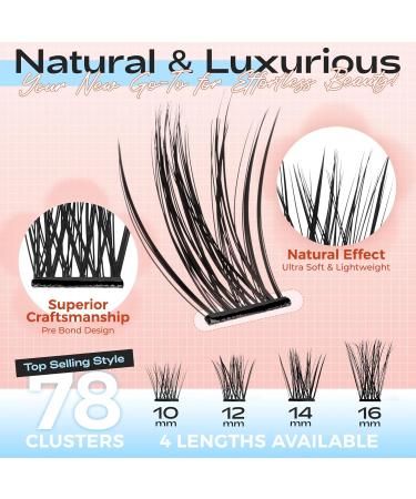 LASHVIEW Self Adhesive Eyelashes | No Glue Press-on Lashes | DIY Eyelash Extension Kit | International Shipping Available - Buy Online on GoSupps.com