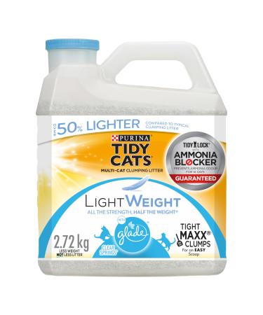 Tidy Cats Glade Clear Springs Cat Litter LightWeight Multi-Cat - 2.72 kg Jug 2.72 kg Jug (1 Pack)