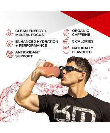 Kaged Muscle Hydra-Charge Amped Electrolyte Powder Packet - Watermelon (Caffeinated) 20 Servings - Buy Online on GoSupps.com