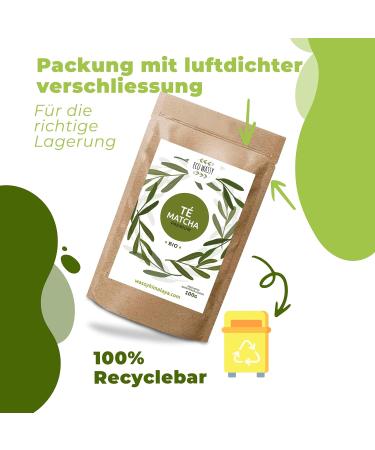 Premium Japanese Matcha Tea Powder - 100% Natural Antioxidant & Detox - 200g Pack - Buy Online on GoSupps.com