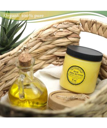 Dr Adorable Unrefined Shea Butter Pure Raw 8 Oz - Natural Skin Moisturizer - Buy Online on GoSupps.com