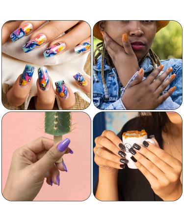 EAONE 500Pcs Natural Acrylic French Nail Tips Set with Accessories - Perfect for Salon DIY Nail Art - Buy Online on GoSupps.com