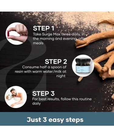 Mars Performance Combo Shilajit Resin & Surge Max (60 Capsules) Good Health Company- Pack of 1 - Buy Online on GoSupps.com