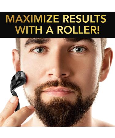 Kit de croissance de la barbe s rum de croissance des cheveux avec rouleau - Buy Online on GoSupps.com