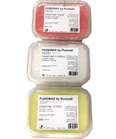 Purewax | 15 rolls | 500 ml | Paraffin (5 strawberry bakers/5 rolls) | Paraffin heater | Hand care | Foot care
