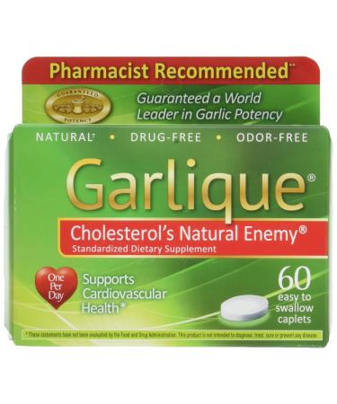 Garlique Dietary Supplement, 60 Caplets