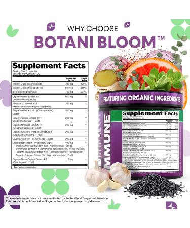 Clean Nutra Garlic Ginger Oil of Oregano Cayenne Pepper Grapefruit Soursop Black Cumin Sea Moss Black Pepper Vitamin C and Zinc VIT C Detox Gut Health Black Seed Cleanse 90 Vegan Capsules - Buy Online on GoSupps.com