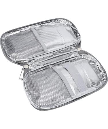 Insulin Cooler Travel Case - Lightweight Portable Organizer Bag for Medication Cooling - Blue - Buy Online on GoSupps.com