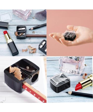 JTKREW 4 PCs Portable Dual Makeup Pencil Sharpener - Perfect for Eyebrow Lip Liner & Eyeliner - Best Cosmetic Tool for Precise Application | International Shipping - Buy Online on GoSupps.com
