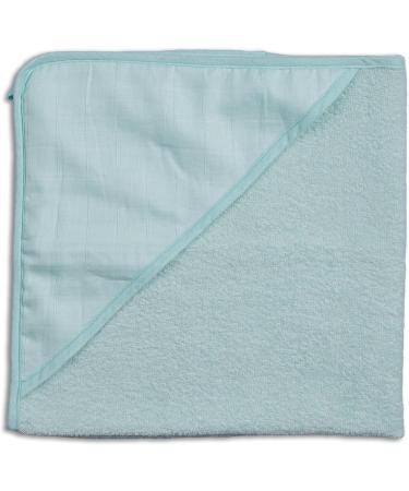Urban Kanga Hooded Baby Towel - Double-Sided Oeko-Tex 100% Cotton Muslin (Mint) | Soft & Safe International Shipping - Buy Online on GoSupps.com