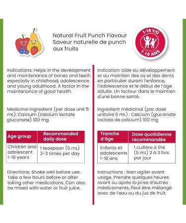 Wampole Adorable Calcium For Healthy Bones & Teeth 150 ml - Buy Online on GoSupps.com