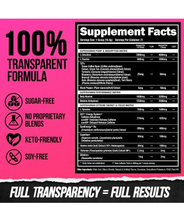 ALPHA LION Superhuman Extreme Pre-Workout Formula - Slaughtermelon Flavor | Maximum Energy, Focus, and Pump with Elevated Nitric Oxide for Intense Workouts - Buy Online on GoSupps.com