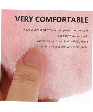 DOITOOL 6pi ces Houppettes Poudr es Avec N ud Confortable Pour Maquillage Ronde Et R utilisable 10x10x3cmx2pcs rosex2pcs - Buy Online on GoSupps.com
