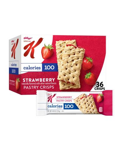 Kellogg's Special K Pastry Crisps, 100 Calorie Snacks, Breakfast Bars, Value Size, Strawberry, 15.84oz Box (36 Crisps) - Buy Online on GoSupps.com