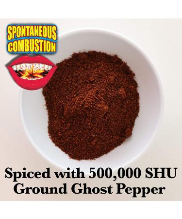 Spontaneous Combustion Ghost Pepper Microwave Popcorn Bags - 12 Pack - Ultimate Spicy Gourmet Popcorn - Perfect Hot Movie Theater Snack - 3.5 oz (Pack of 12) - Buy Online on GoSupps.com