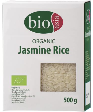 BIOASIA Organic Jasmine Rice long grain rice for various rice dishes 1 x 500 g - Buy Online on GoSupps.com