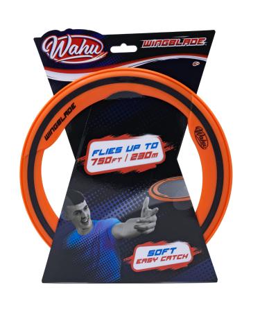 WAHU WingBlade Red - 10 Inch Aerodynamic Flying Disc Flies Up to 750 Feet - Throw and Catch Flying Toy