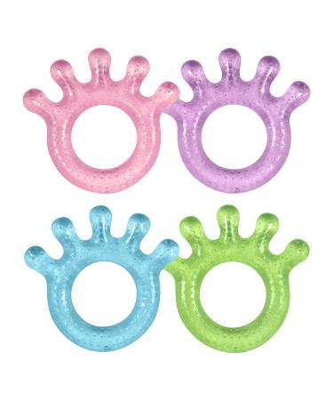 Green Sprouts Pink Cooling Teether - 2 Pack for 3+ Months Old Babies - Buy Online on GoSupps.com
