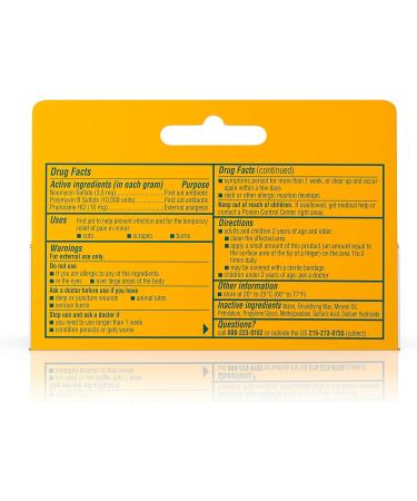 Neosporin + Pain Relief Cream 0.5 oz - Fast-Acting Relief - Buy Online on GoSupps.com