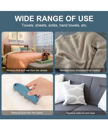 Molain Animal Hair Remover Brush - Effective Dog & Cat Hair Removal for Carpets Furniture and Cars - Dark Blue Rubber Brush - Buy Online on GoSupps.com