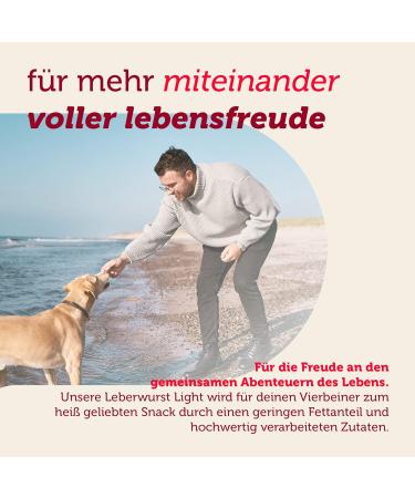 Mera ExtraSt Light Cereal-Free Dog Liver Sausage (7x75g) - Low Fat Poultry Training Gel for Dogs & Puppies No Sugar or Salt - Buy Online on GoSupps.com