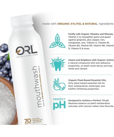 ORL Natural & Organic Cinnamint Mouthwash | Clean, Whiten, Strengthen - Buy Online on GoSupps.com