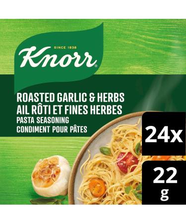 Knorr Pasta Seasoning for an easy delicious pasta sauce Roasted Garlic & Herbs no artificial flavours 22 g 24 count - Buy Online on GoSupps.com