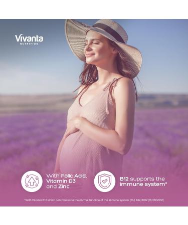 Vivanta Nutrition Pregnancy Gummies - Essential Prenatal Vitamins & Minerals - 400mcg Folic Acid - Berry Flavour - 60 Vegan Gummies - Buy Online on GoSupps.com