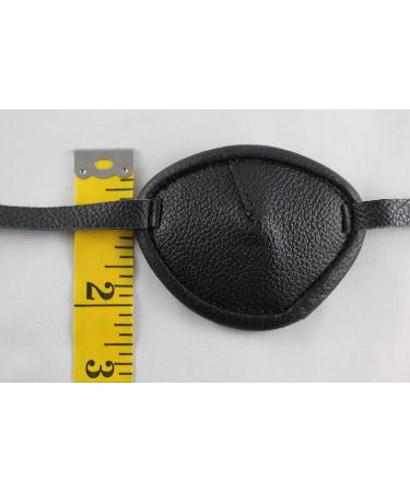 Buy Premium Leather Eyepatch for Left Eye - Full Grain Adjustable Comfortable Sanitary - Made in USA - Buy Online on GoSupps.com