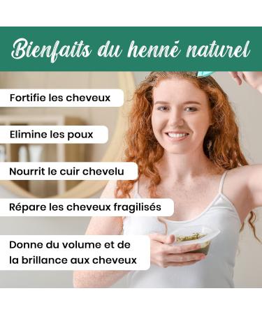 Natural Henna Powder 150G AAA+ Quality Natural Hair Coloring - Provides Care Shine and Volume - Auburn and Copper Coloring - Henna for Hand Tattoo | Resealable Packaging - Buy Online on GoSupps.com