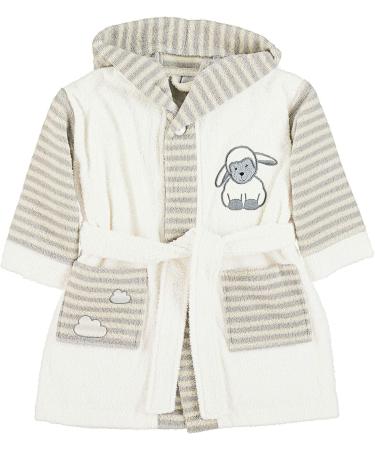 Sterntaler Unisex Baby Hooded Bathrobe Sheep Stanley 92 | Baby Hat Bundle 86-92 - Soft & Cozy International Shipping - Buy Online on GoSupps.com