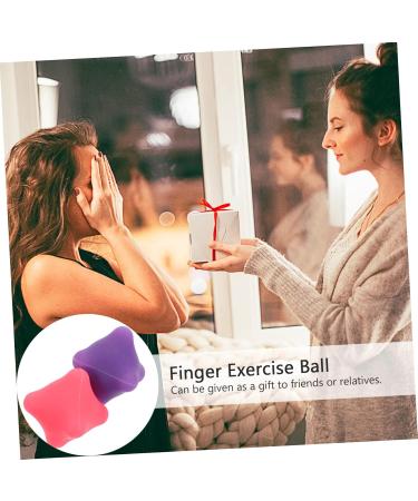 Frcolor 4-Piece Hex-Grip Myofascial Release Massage Balls - Silicone Hand Muscle Squeezer & Trigger Point Self-Massage Stress Balls (Medium 2 Colors) - Buy Online on GoSupps.com