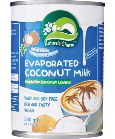 Natcharm Coconut Milk Evaporated, 12.2 oz - Buy Online on GoSupps.com