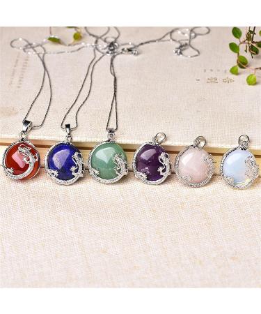 1PC Natural Crystal Amethyst Rose Quartz Dragon Pendant Jewelry Quartz Jewelry Couple Ornament Reiki Stone ERTEYIN (Color : Aventurine) - Buy Online on GoSupps.com